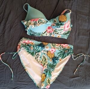 Tropical Floral Bikini XXL Brand New